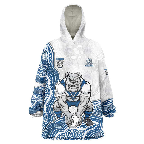 Canterbury-Bankstown Bulldogs NAIDOC Week 2026 Wearable Blanket Hoodie First Nations of Australia Aboriginal Mascot Rugby