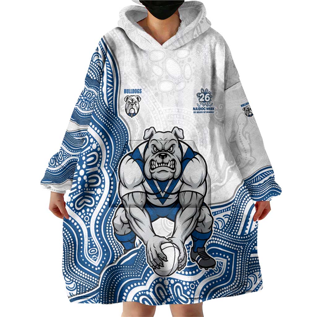 Canterbury-Bankstown Bulldogs NAIDOC Week 2026 Wearable Blanket Hoodie First Nations of Australia Aboriginal Mascot Rugby