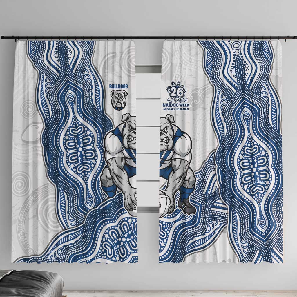 Canterbury-Bankstown Bulldogs NAIDOC Week 2026 Window Curtain First Nations of Australia Aboriginal Mascot Rugby