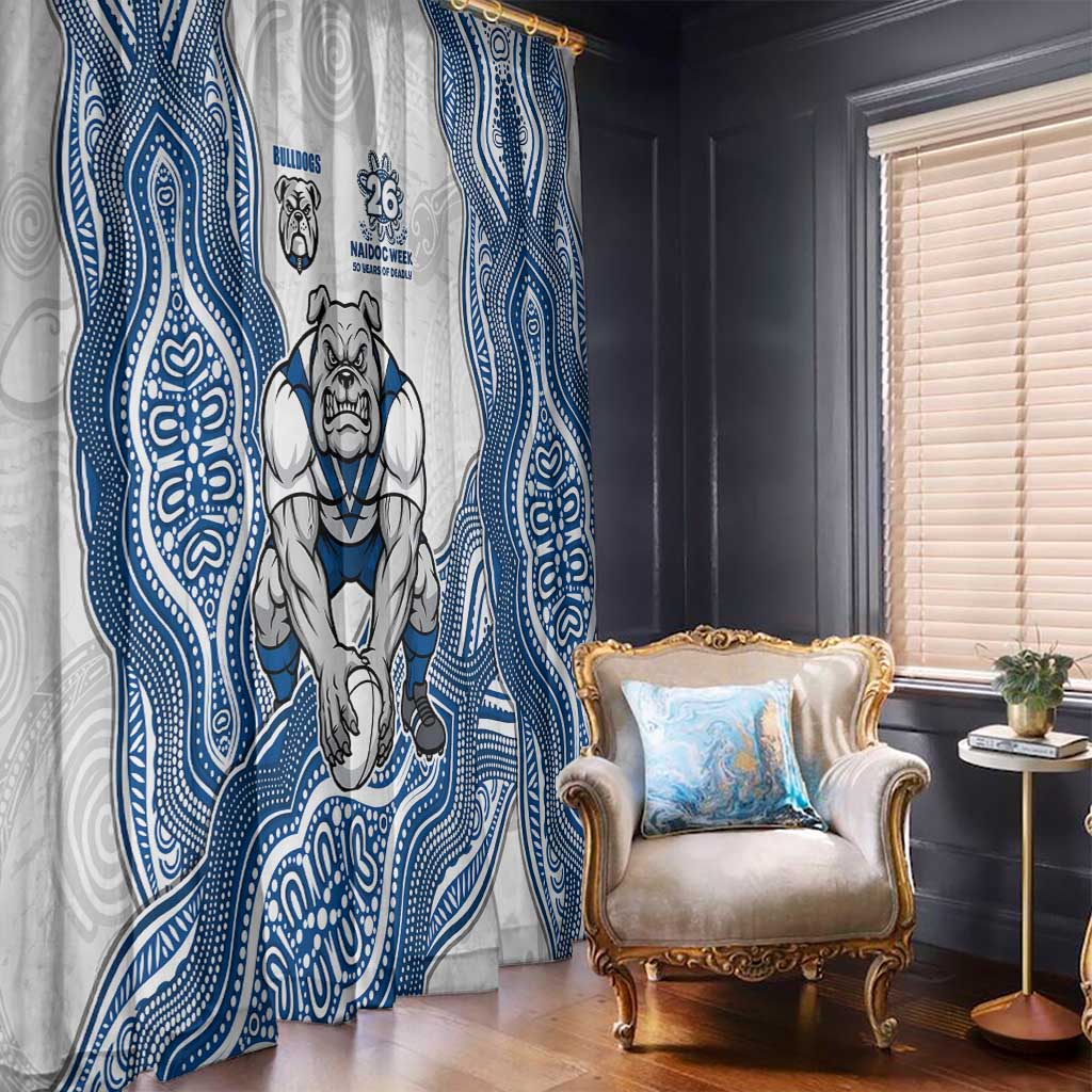 Canterbury-Bankstown Bulldogs NAIDOC Week 2026 Window Curtain First Nations of Australia Aboriginal Mascot Rugby