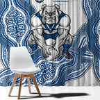 Canterbury-Bankstown Bulldogs NAIDOC Week 2026 Window Curtain First Nations of Australia Aboriginal Mascot Rugby