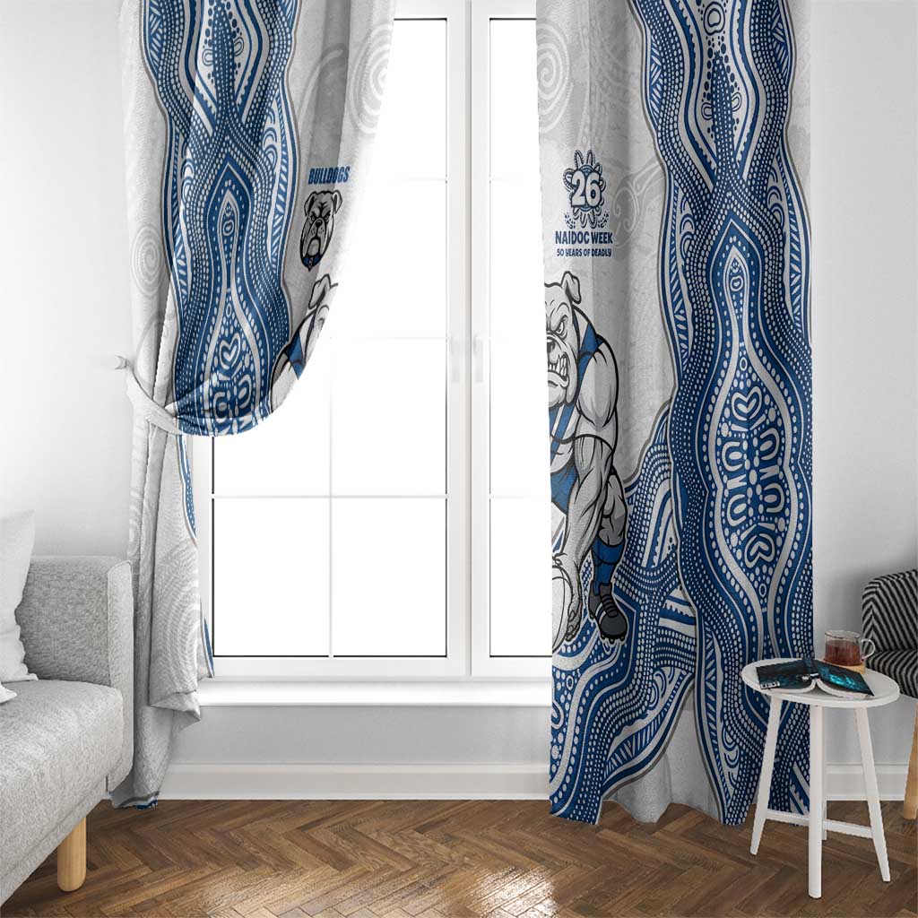 Canterbury-Bankstown Bulldogs NAIDOC Week 2026 Window Curtain First Nations of Australia Aboriginal Mascot Rugby