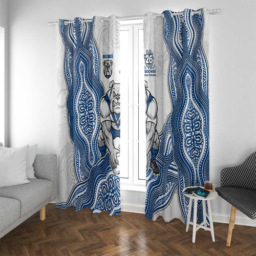 Canterbury-Bankstown Bulldogs NAIDOC Week 2026 Window Curtain First Nations of Australia Aboriginal Mascot Rugby