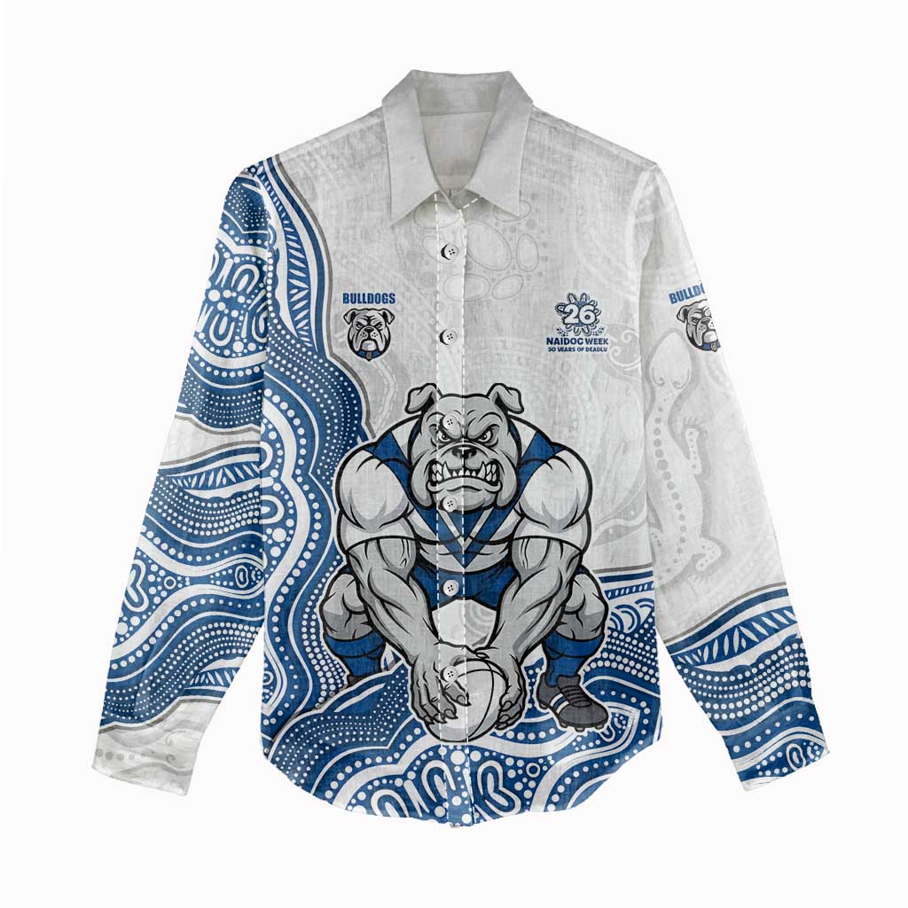 Canterbury-Bankstown Bulldogs NAIDOC Week 2026 Women Casual Shirt First Nations of Australia Aboriginal Mascot Rugby