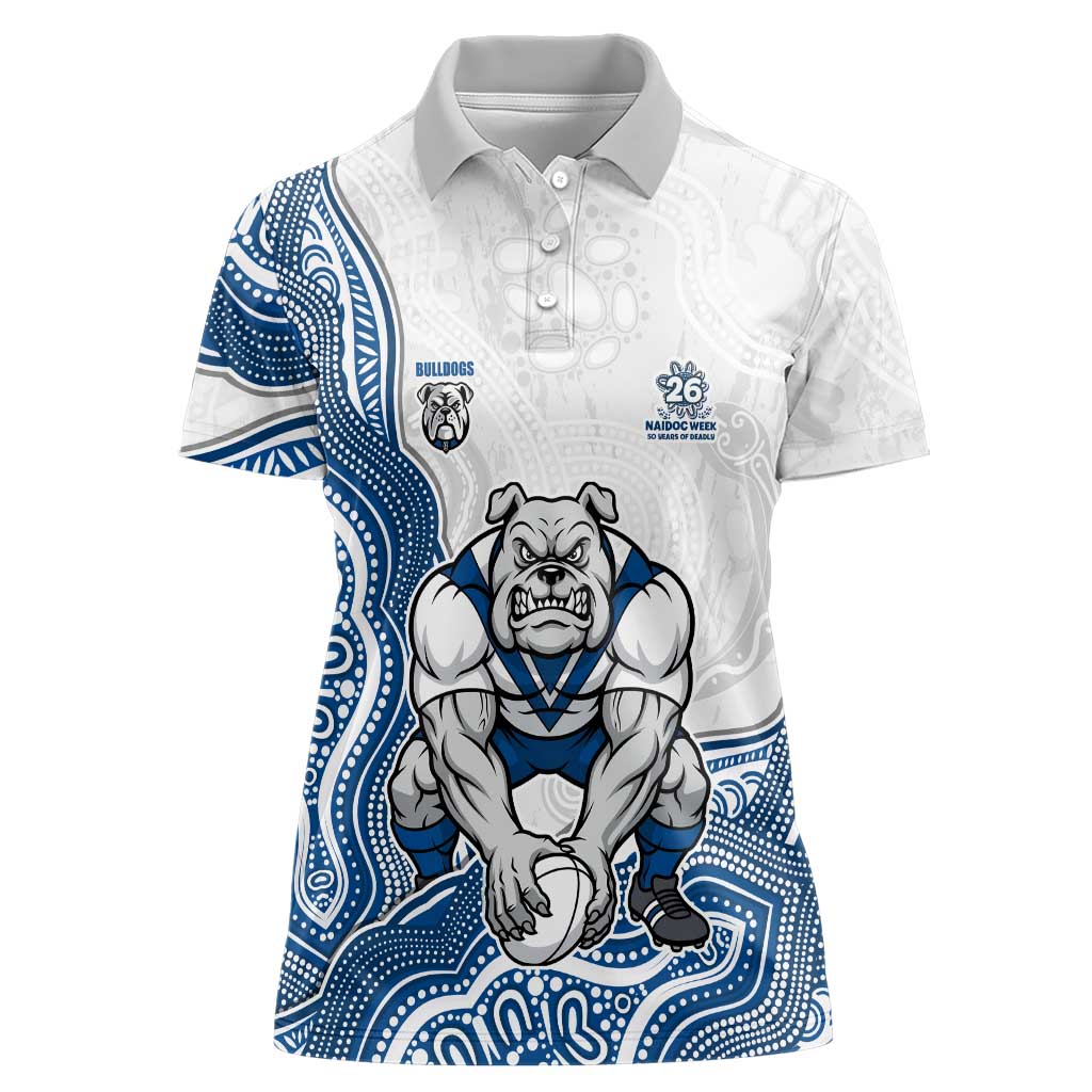 Canterbury-Bankstown Bulldogs NAIDOC Week 2026 Women Polo Shirt First Nations of Australia Aboriginal Mascot Rugby