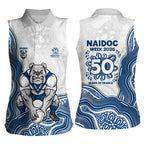 Canterbury-Bankstown Bulldogs NAIDOC Week 2026 Women Sleeveless Polo Shirt First Nations of Australia Aboriginal Mascot Rugby