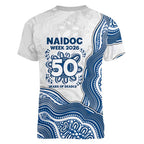 Canterbury-Bankstown Bulldogs NAIDOC Week 2026 Women V-Neck T-Shirt First Nations of Australia Aboriginal Mascot Rugby
