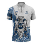 Canterbury-Bankstown Bulldogs NAIDOC Week 2026 Zipper Polo Shirt First Nations of Australia Aboriginal Mascot Rugby