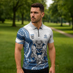Canterbury-Bankstown Bulldogs NAIDOC Week 2026 Zipper Polo Shirt First Nations of Australia Aboriginal Mascot Rugby