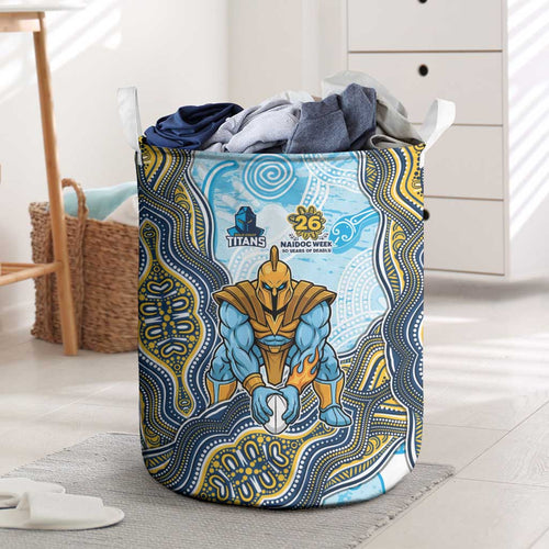 Gold Coast Titans NAIDOC Week 2026 Laundry Basket First Nations of Australia Aboriginal Mascot Rugby