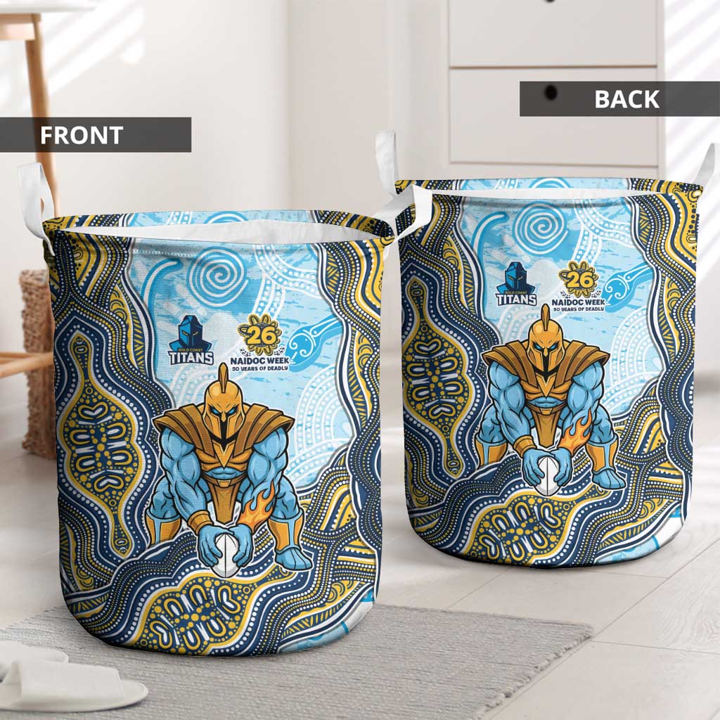 Gold Coast Titans NAIDOC Week 2026 Laundry Basket First Nations of Australia Aboriginal Mascot Rugby