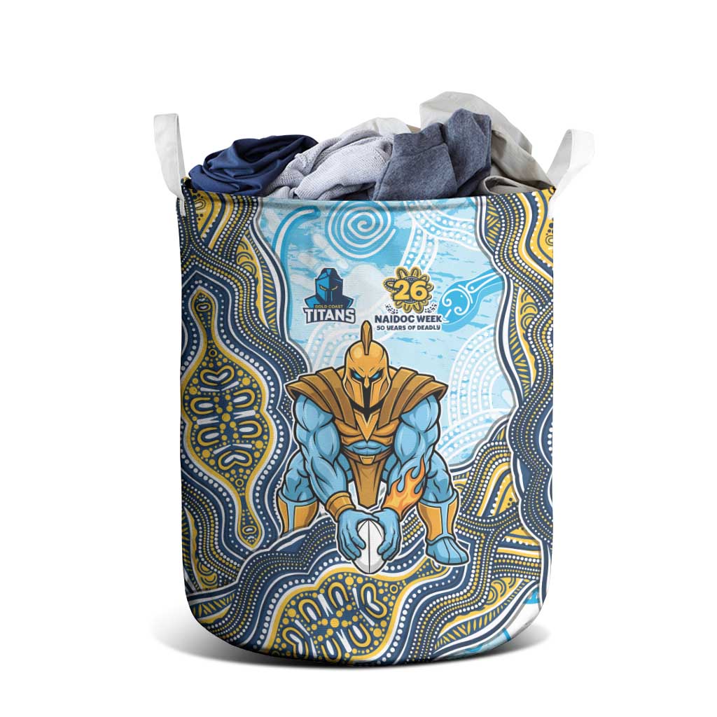 Gold Coast Titans NAIDOC Week 2026 Laundry Basket First Nations of Australia Aboriginal Mascot Rugby