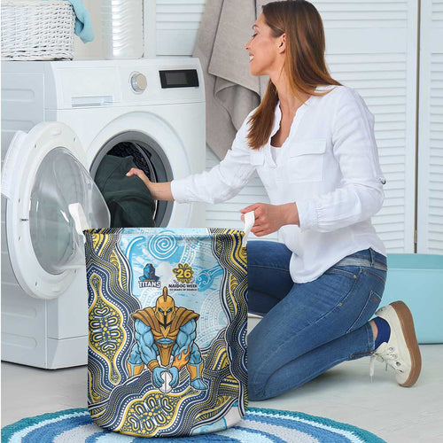 Gold Coast Titans NAIDOC Week 2026 Laundry Basket First Nations of Australia Aboriginal Mascot Rugby