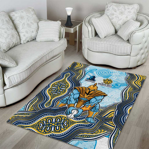 Gold Coast Titans NAIDOC Week 2026 Area Rug First Nations of Australia Aboriginal Mascot Rugby