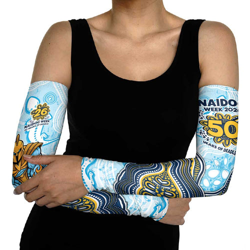 Gold Coast Titans NAIDOC Week 2026 Arm Sleeves First Nations of Australia Aboriginal Mascot Rugby