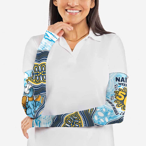 Gold Coast Titans NAIDOC Week 2026 Arm Sleeves First Nations of Australia Aboriginal Mascot Rugby