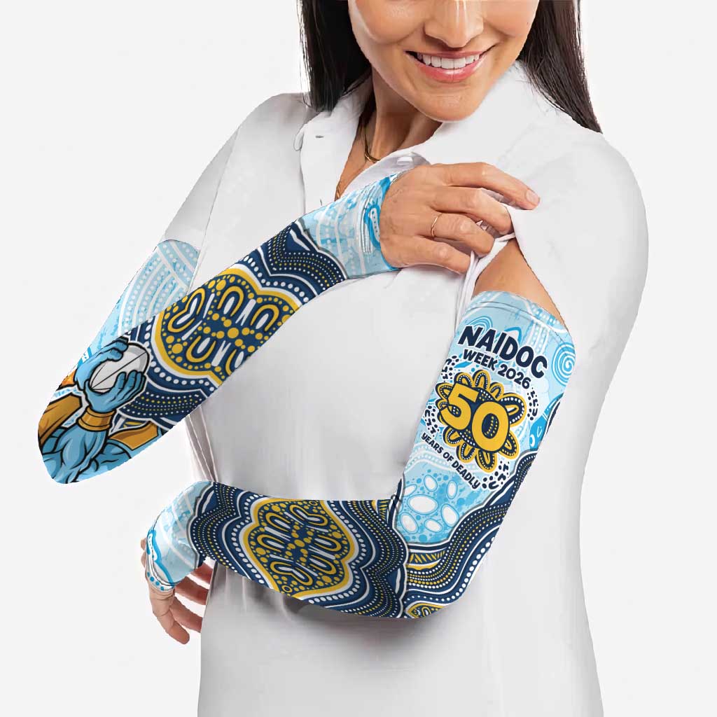 Gold Coast Titans NAIDOC Week 2026 Arm Sleeves First Nations of Australia Aboriginal Mascot Rugby