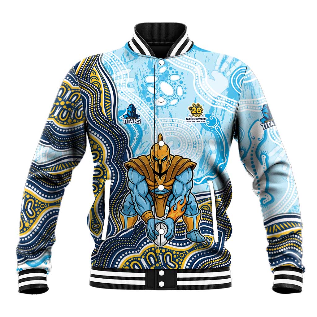 Gold Coast Titans NAIDOC Week 2026 Baseball Jacket First Nations of Australia Aboriginal Mascot Rugby