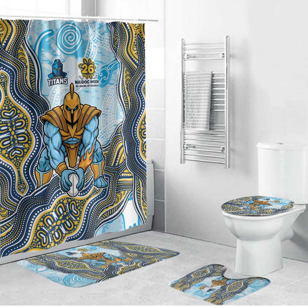 Gold Coast Titans NAIDOC Week 2026 Bathroom Set First Nations of Australia Aboriginal Mascot Rugby