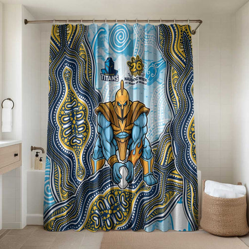 Gold Coast Titans NAIDOC Week 2026 Bathroom Set First Nations of Australia Aboriginal Mascot Rugby