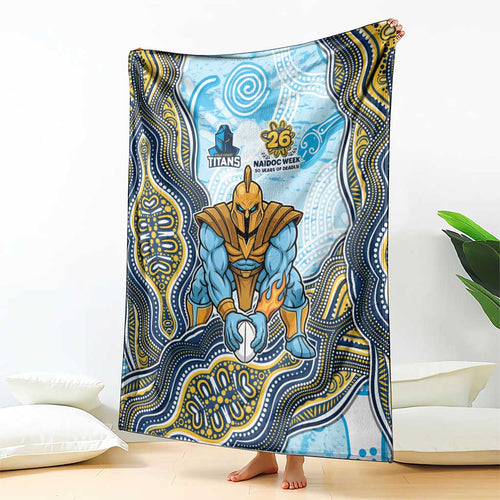 Gold Coast Titans NAIDOC Week 2026 Blanket First Nations of Australia Aboriginal Mascot Rugby