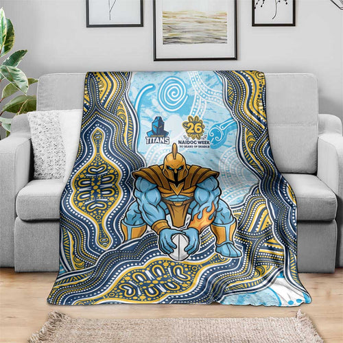 Gold Coast Titans NAIDOC Week 2026 Blanket First Nations of Australia Aboriginal Mascot Rugby
