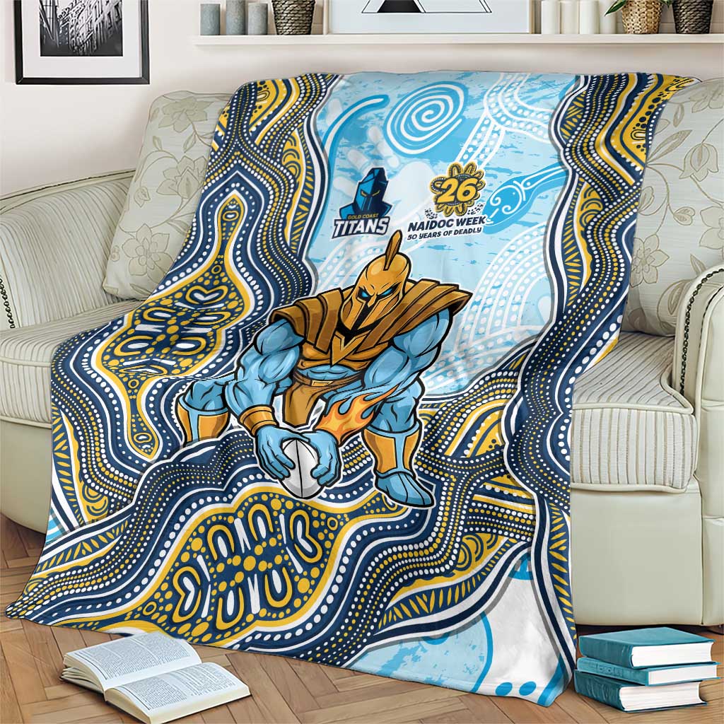 Gold Coast Titans NAIDOC Week 2026 Blanket First Nations of Australia Aboriginal Mascot Rugby