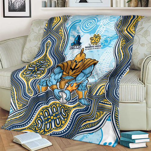 Gold Coast Titans NAIDOC Week 2026 Blanket First Nations of Australia Aboriginal Mascot Rugby