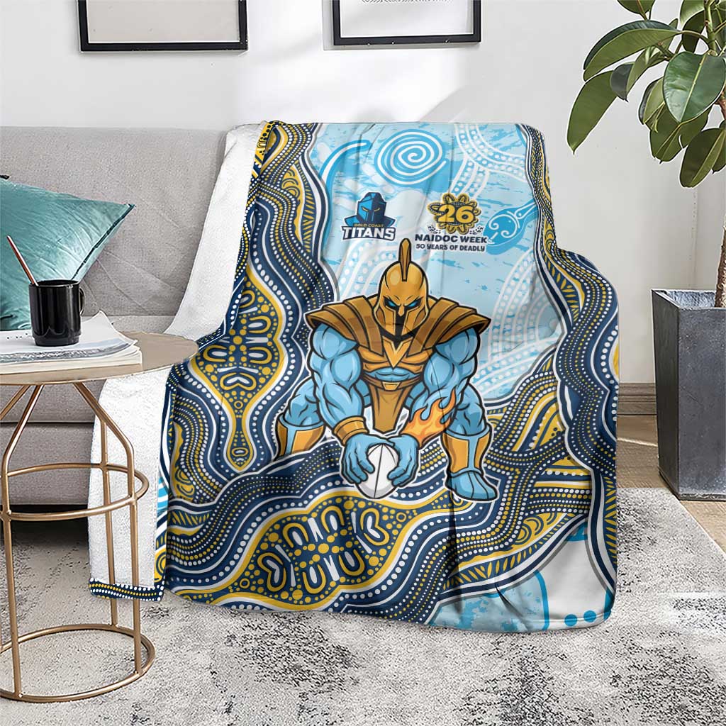 Gold Coast Titans NAIDOC Week 2026 Blanket First Nations of Australia Aboriginal Mascot Rugby