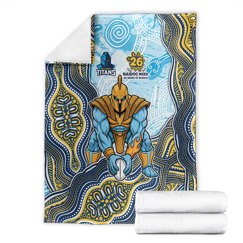 Gold Coast Titans NAIDOC Week 2026 Blanket First Nations of Australia Aboriginal Mascot Rugby