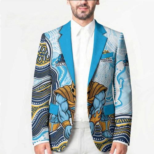 Gold Coast Titans NAIDOC Week 2026 Blazer First Nations of Australia Aboriginal Mascot Rugby