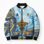 Gold Coast Titans NAIDOC Week 2026 Bomber Puffer Jacket First Nations of Australia Aboriginal Mascot Rugby