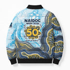 Gold Coast Titans NAIDOC Week 2026 Bomber Puffer Jacket First Nations of Australia Aboriginal Mascot Rugby