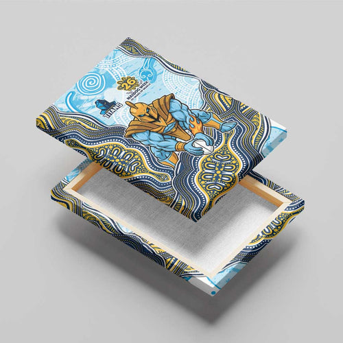 Gold Coast Titans NAIDOC Week 2026 Canvas Wall Art First Nations of Australia Aboriginal Mascot Rugby
