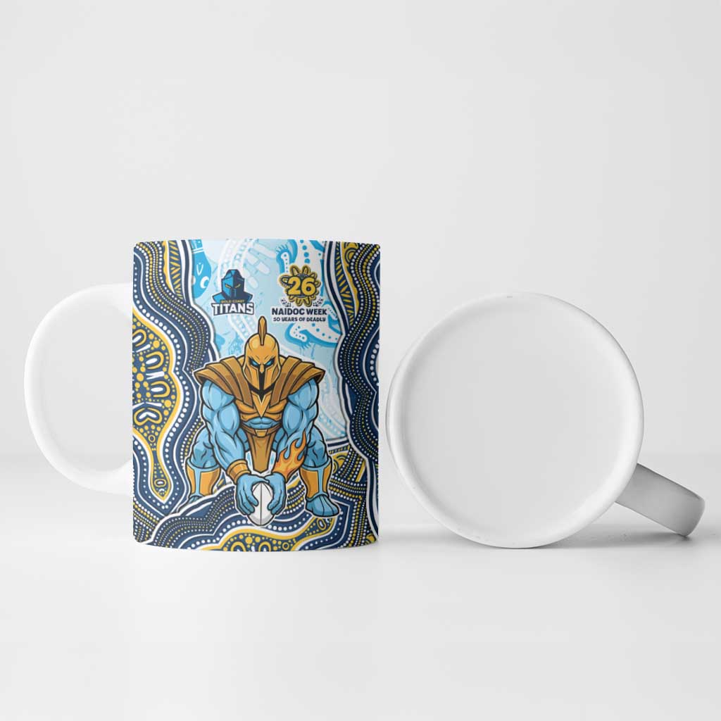 Gold Coast Titans NAIDOC Week 2026 Ceramic Mug First Nations of Australia Aboriginal Mascot Rugby