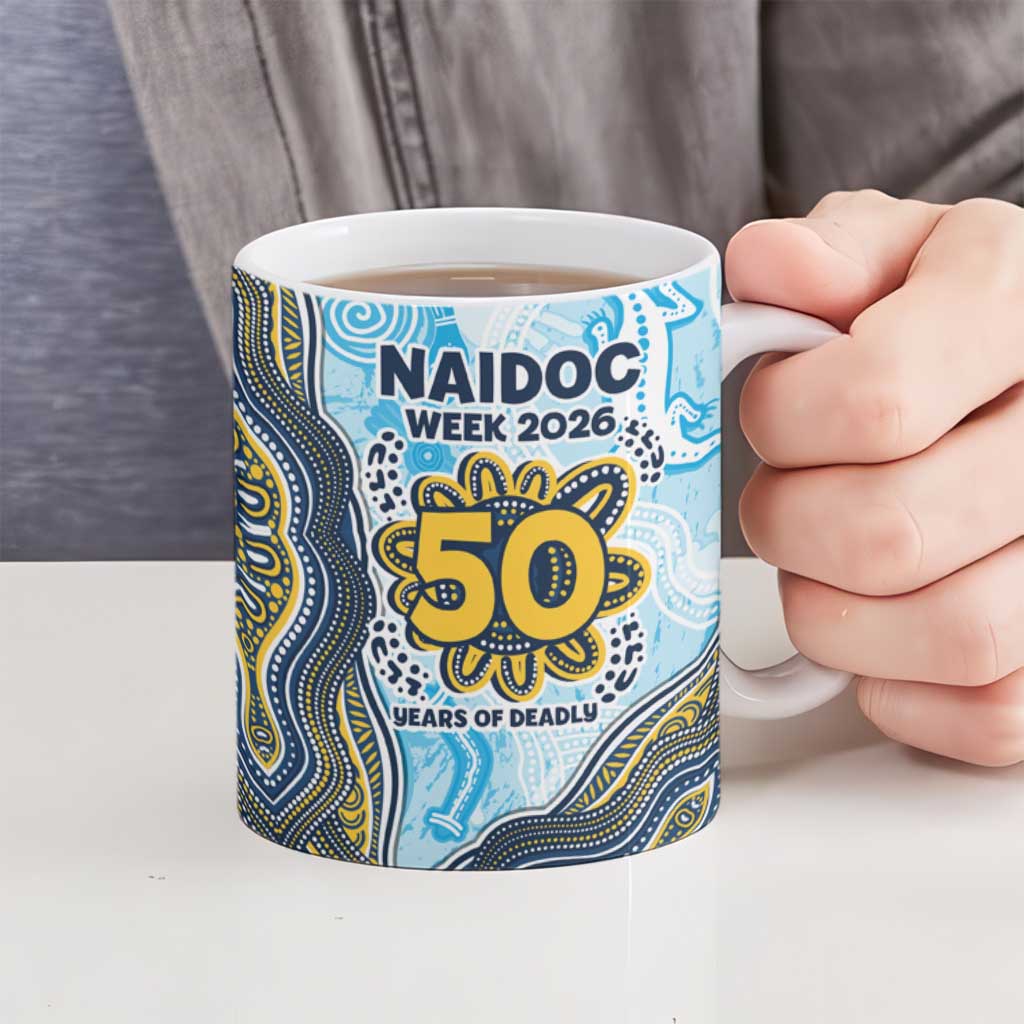 Gold Coast Titans NAIDOC Week 2026 Ceramic Mug First Nations of Australia Aboriginal Mascot Rugby