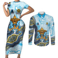 Gold Coast Titans NAIDOC Week 2026 Couples Matching Short Sleeve Bodycon Dress and Long Sleeve Button Shirt First Nations of Australia Aboriginal Mascot Rugby