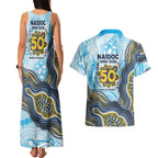 Gold Coast Titans NAIDOC Week 2026 Couples Matching Tank Maxi Dress and Hawaiian Shirt First Nations of Australia Aboriginal Mascot Rugby