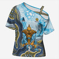 Gold Coast Titans NAIDOC Week 2026 Cross Shoulder Shirt First Nations of Australia Aboriginal Mascot Rugby