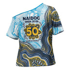 Gold Coast Titans NAIDOC Week 2026 Cross Shoulder Shirt First Nations of Australia Aboriginal Mascot Rugby