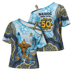 Gold Coast Titans NAIDOC Week 2026 Cross Shoulder Shirt First Nations of Australia Aboriginal Mascot Rugby