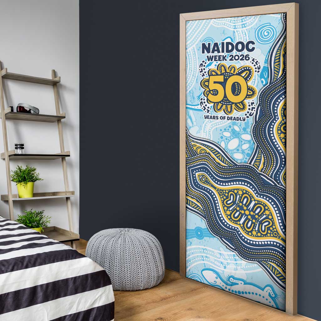 Gold Coast Titans NAIDOC Week 2026 Door Cover First Nations of Australia Aboriginal Mascot Rugby