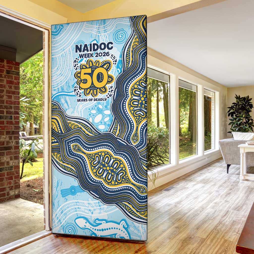 Gold Coast Titans NAIDOC Week 2026 Door Cover First Nations of Australia Aboriginal Mascot Rugby