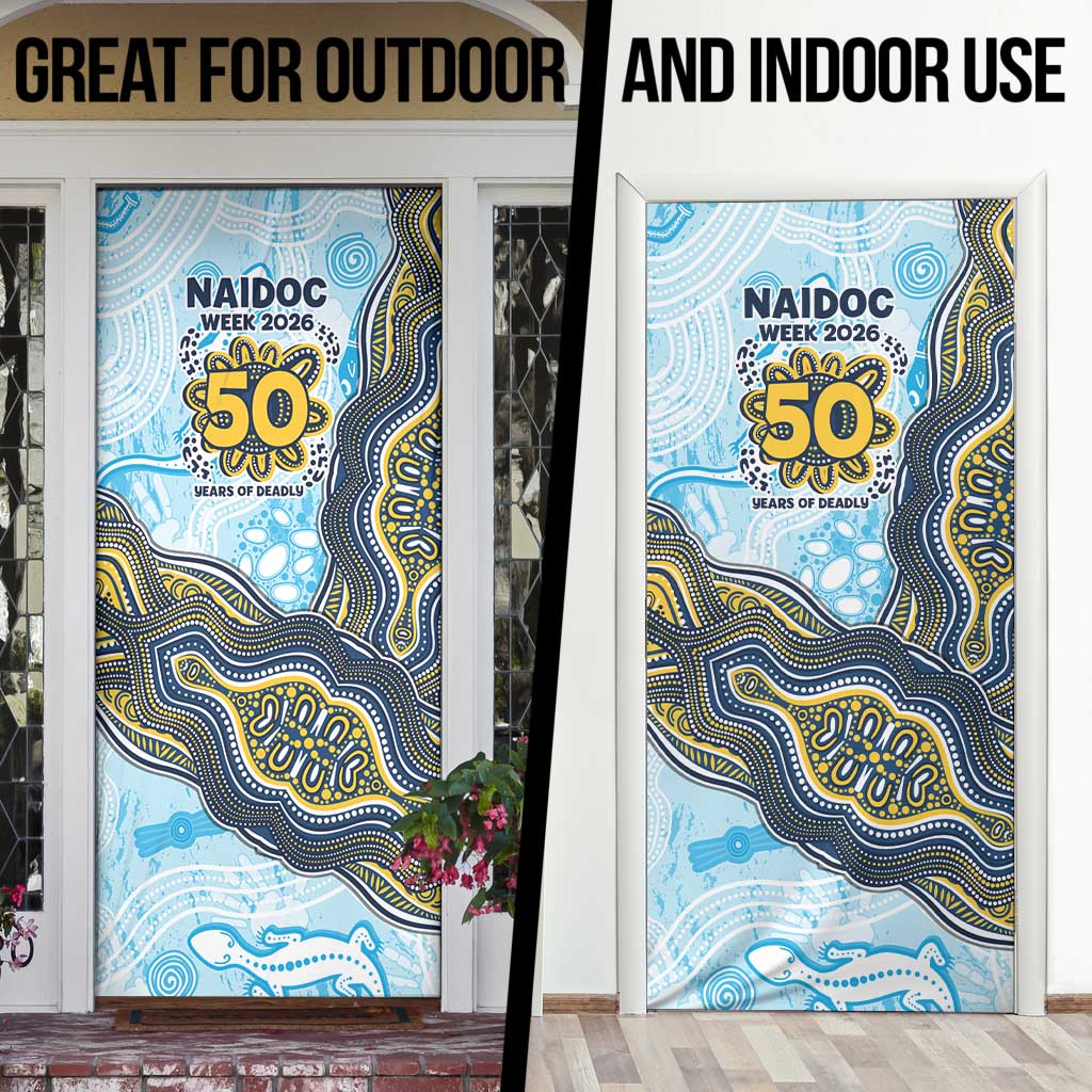 Gold Coast Titans NAIDOC Week 2026 Door Cover First Nations of Australia Aboriginal Mascot Rugby
