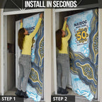 Gold Coast Titans NAIDOC Week 2026 Door Cover First Nations of Australia Aboriginal Mascot Rugby