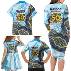 Gold Coast Titans NAIDOC Week 2026 Family Matching Long Sleeve Bodycon Dress and Hawaiian Shirt First Nations of Australia Aboriginal Mascot Rugby
