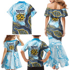 Gold Coast Titans NAIDOC Week 2026 Family Matching Mermaid Dress and Hawaiian Shirt First Nations of Australia Aboriginal Mascot Rugby