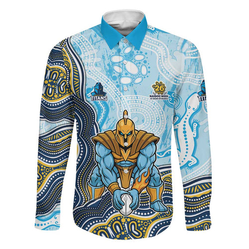 Gold Coast Titans NAIDOC Week 2026 Family Matching Mermaid Dress and Hawaiian Shirt First Nations of Australia Aboriginal Mascot Rugby