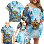 Gold Coast Titans NAIDOC Week 2026 Family Matching Off Shoulder Short Dress and Hawaiian Shirt First Nations of Australia Aboriginal Mascot Rugby