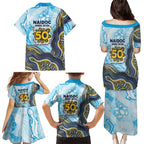 Gold Coast Titans NAIDOC Week 2026 Family Matching Puletasi and Hawaiian Shirt First Nations of Australia Aboriginal Mascot Rugby